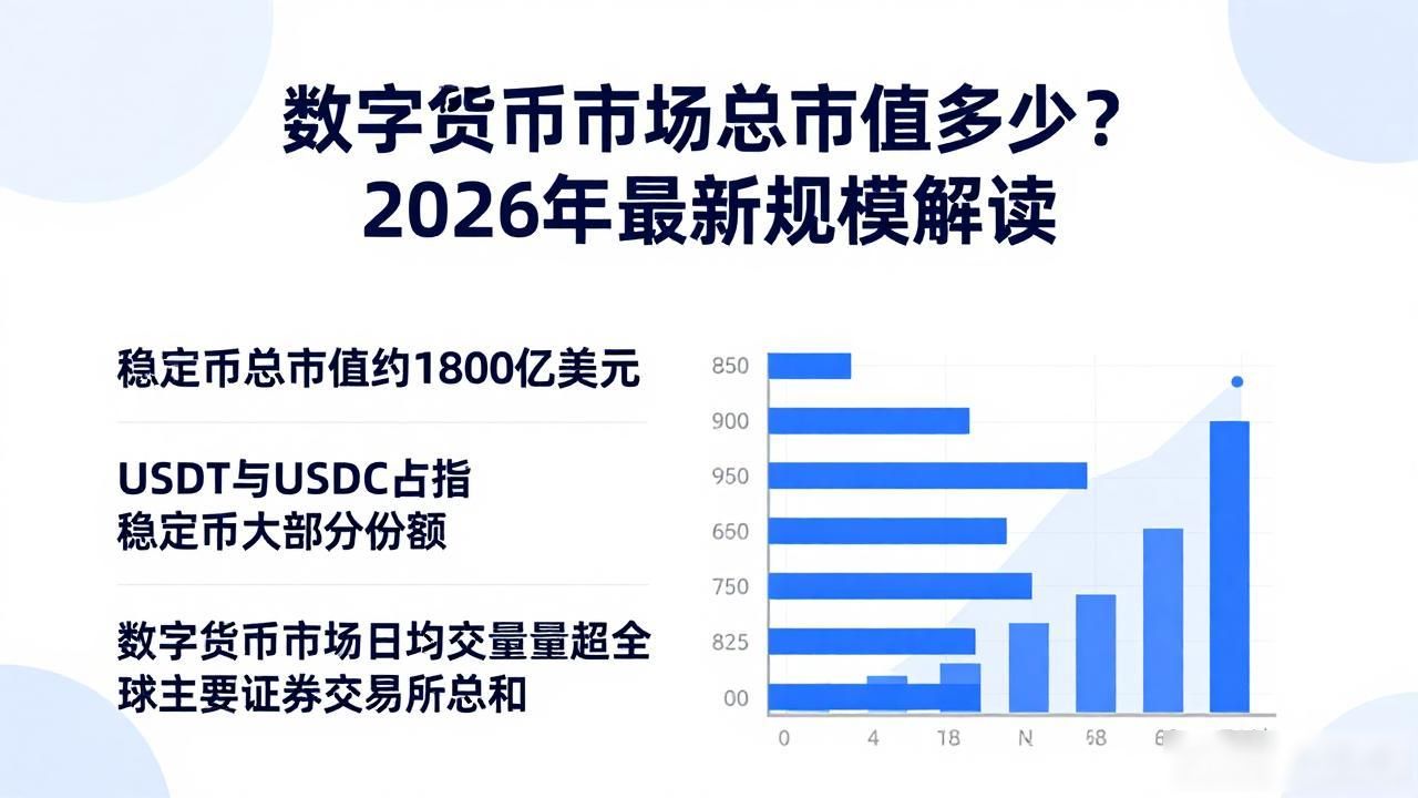 数字货币市场总市值多少？2026年最新规模解读